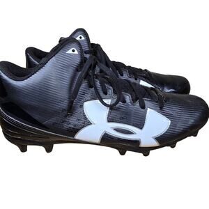 Under Armour Fierce Phantom Mid MC Football Cleats Shoes Size 12 UA Excellent